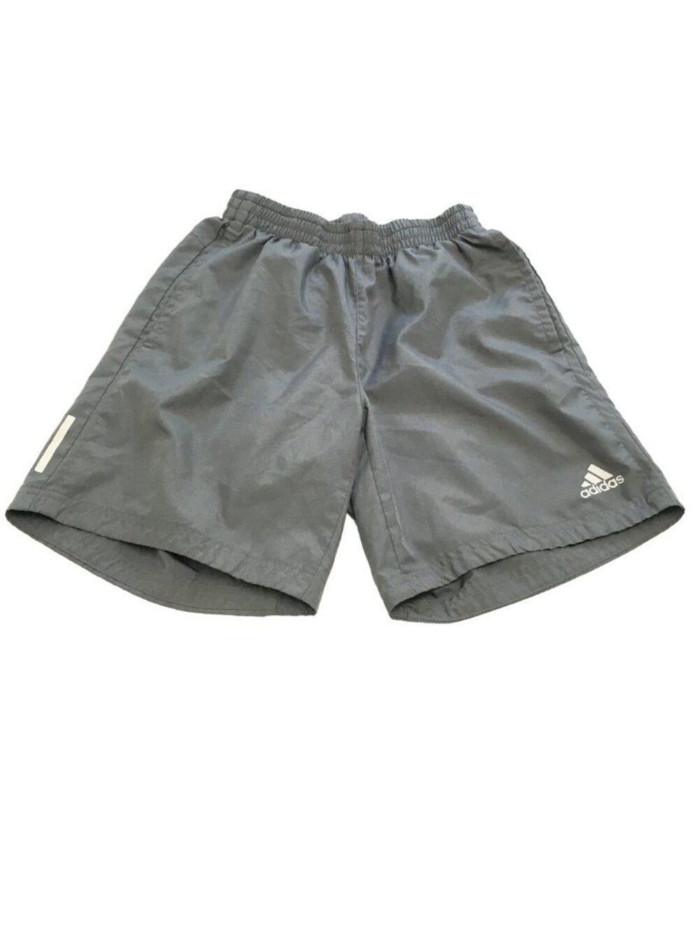 Adidas Boy's Gray Running Shorts Size Small (7)